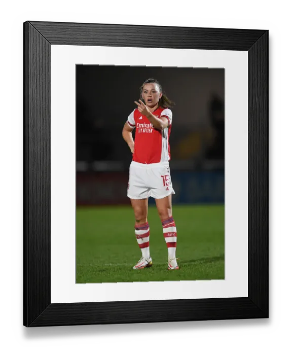 Framed Print : Arsenal Women vs Manchester United Women: FA Womens Continental Tyres League Cup Quarterfinal