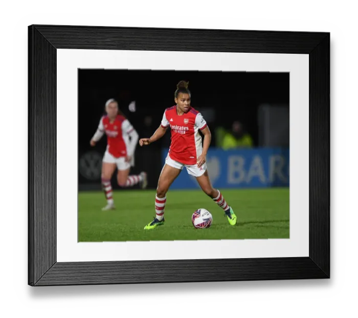 Framed Print : Arsenal Women vs Manchester United Women: Parris Sparks Quarterfinals Showdown in FA Womens Continental Tyres League Cup