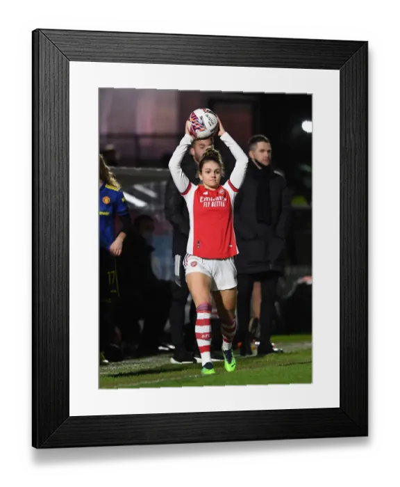 Framed Print : Arsenal Women vs Manchester United Women: FA Womens Continental Tyres League Cup Quarterfinal