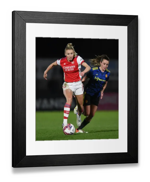 Framed Print : Arsenal vs Manchester United: FA Womens Continental Tyres League Cup Quarterfinal Showdown