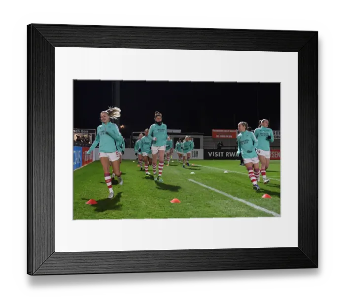 Framed Print : Arsenal Women vs Manchester United Women: FA Womens Continental Tyres League Cup Quarterfinal