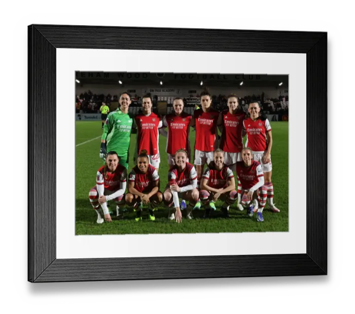 Framed Print : Arsenal Women vs Manchester United Women: FA Womens Continental Tyres League Cup Quarterfinal