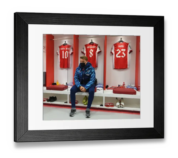 Framed Print : Martin Odegaard Gears Up: Arsenal's Battle Against Liverpool in Carabao Cup Semifinal Framed Print : Martin Odegaard Gears Up: Arsenal's Battle Against Liverpool in Carabao Cup Semifinal