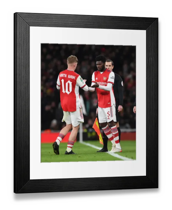 Framed Print : Arsenal Substitutes Partey for Smith Rowe in Carabao Cup Semi-Final Clash vs Liverpool Framed Print : Arsenal Substitutes Partey for Smith Rowe in Carabao Cup Semi-Final Clash vs Liverpool