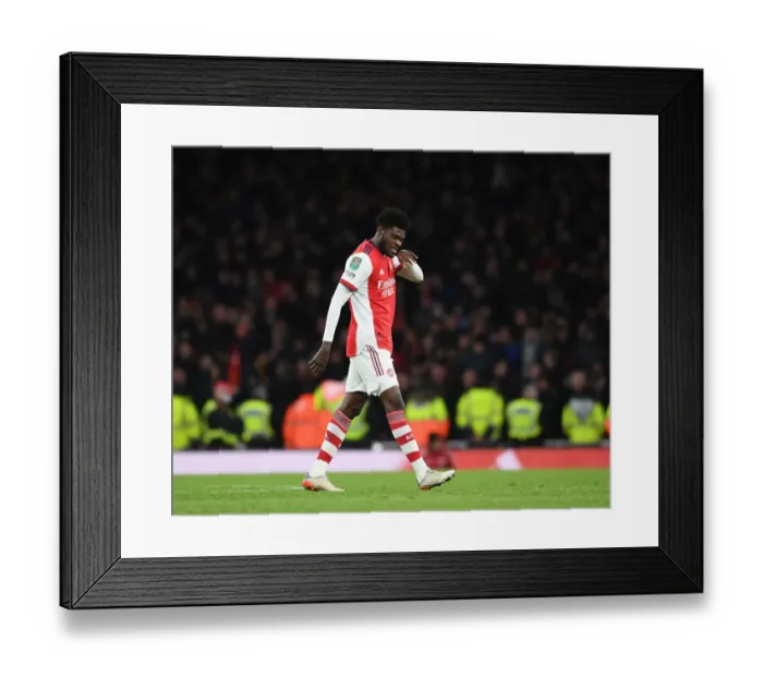 Framed Print : Arsenal's Thomas Partey Red-Carded in Carabao Cup Semi-Final Clash Against Liverpool Framed Print : Arsenal's Thomas Partey Red-Carded in Carabao Cup Semi-Final Clash Against Liverpool