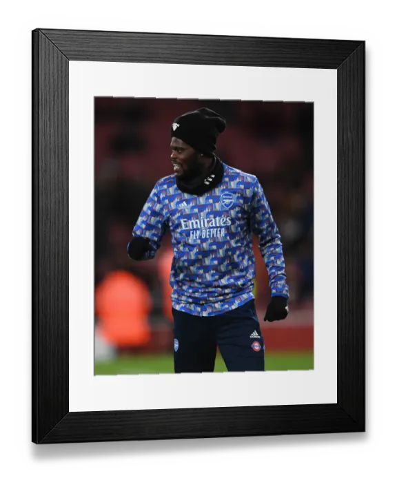 Framed Print : Thomas Partey's Gear Up: Arsenal vs Liverpool Carabao Cup Showdown Framed Print : Thomas Partey's Gear Up: Arsenal vs Liverpool Carabao Cup Showdown