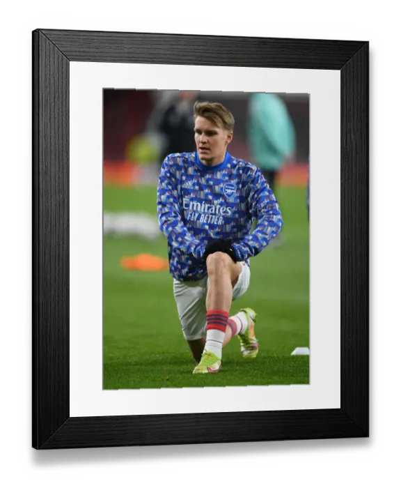 Framed Print : Martin Odegaard: Arsenal's Ready Reckoner Ahead of Carabao Cup Showdown vs. Liverpool