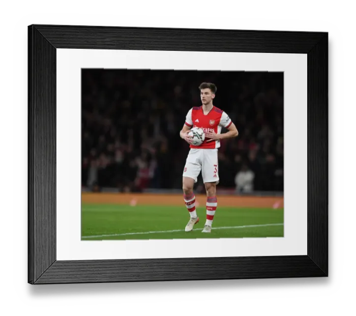Framed Print : Arsenal's Kieran Tierney in Carabao Cup Semi-Final Clash Against Liverpool Framed Print : Arsenal's Kieran Tierney in Carabao Cup Semi-Final Clash Against Liverpool