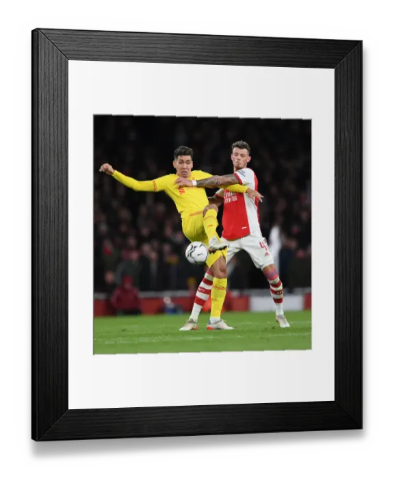 Framed Print : Arsenal vs Liverpool: White vs Firmino - Carabao Cup Semi-Finals Showdown Framed Print : Arsenal vs Liverpool: White vs Firmino - Carabao Cup Semi-Finals Showdown