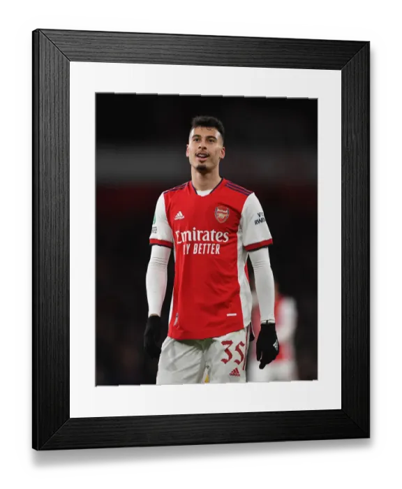 Framed Print : Arsenal's Gabriel Martinelli in Carabao Cup Semi-Final Clash Against Liverpool Framed Print : Arsenal's Gabriel Martinelli in Carabao Cup Semi-Final Clash Against Liverpool