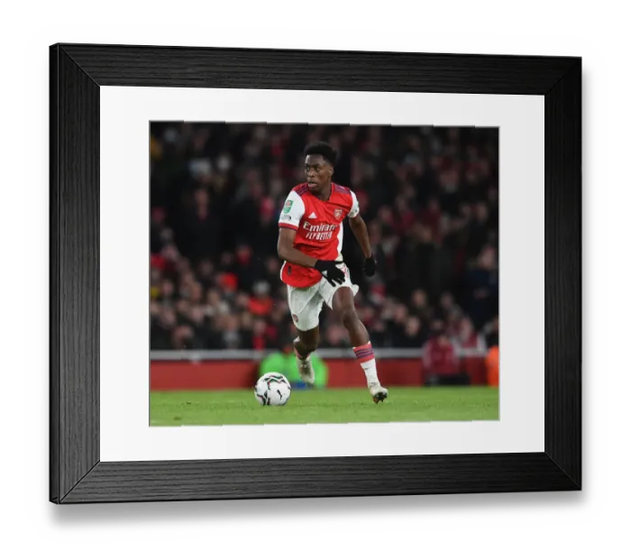 Framed Print : Arsenal's Albert Sambi Lokonga Readies for Carabao Cup Showdown Against Liverpool