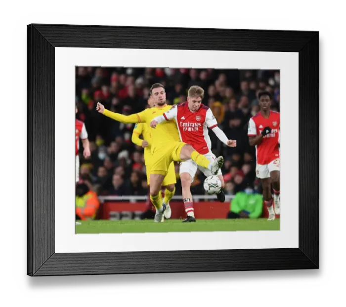 Framed Print : Smith Rowe vs. Henderson: A Carabao Cup Semi-Final Battle at the Emirates Framed Print : Smith Rowe vs. Henderson: A Carabao Cup Semi-Final Battle at the Emirates
