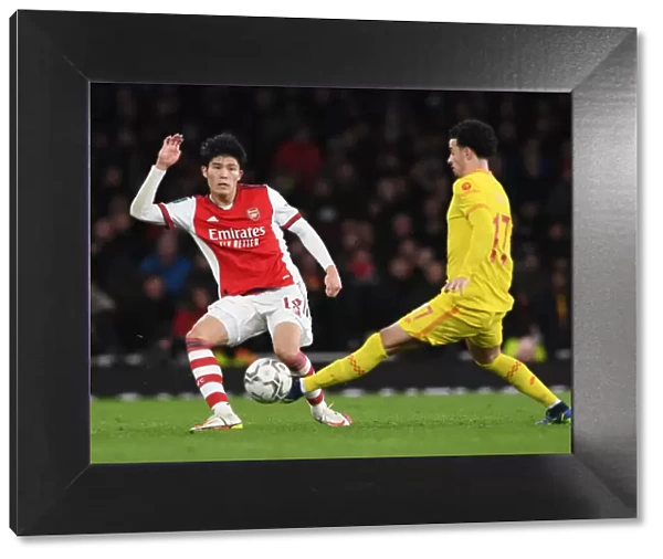 Arsenal vs Liverpool Showdown: Tomiyasu Evades Jones in Intense Carabao Cup Clash