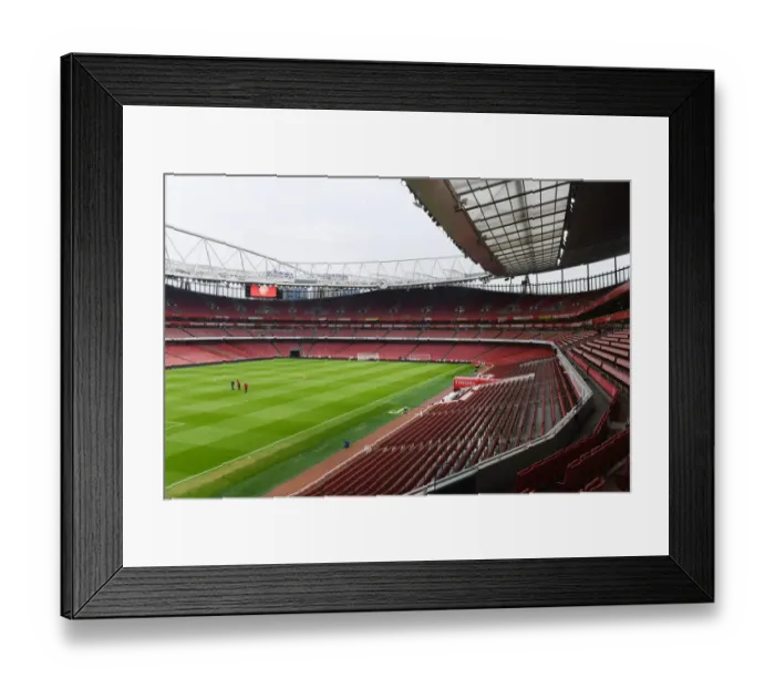 Framed Print : Arsenal at Emirates Stadium: Premier League Showdown Against Burnley, 2021-22