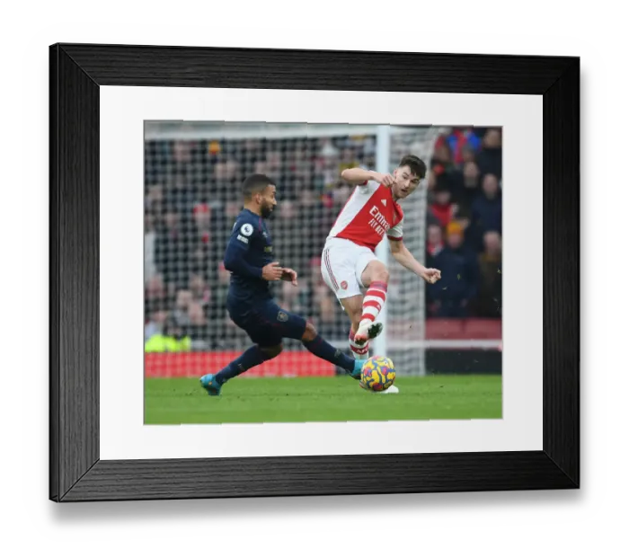 Framed Print : Arsenal's Kieran Tierney Clashes with Burnley's Aaron Lennon in Premier League Showdown Framed Print : Arsenal's Kieran Tierney Clashes with Burnley's Aaron Lennon in Premier League Showdown