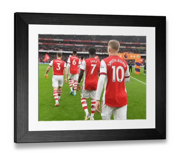 Framed Print : Arsenal's Young Guns: Tierney, Gabriel, Saka, and Smith Rowe in Action Framed Print : Arsenal's Young Guns: Tierney, Gabriel, Saka, and Smith Rowe in Action