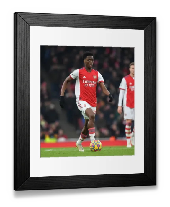 Framed Print : Arsenal's Sambi in Action against Burnley - Premier League 2021-22 Framed Print : Arsenal's Sambi in Action against Burnley - Premier League 2021-22