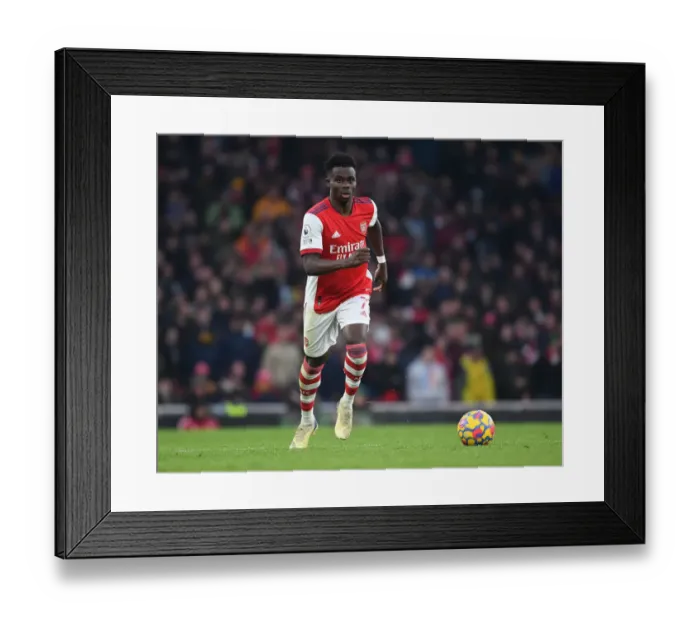 Framed Print : Arsenal's Bukayo Saka in Action: Arsenal vs Burnley, Premier League 2021-22 Framed Print : Arsenal's Bukayo Saka in Action: Arsenal vs Burnley, Premier League 2021-22
