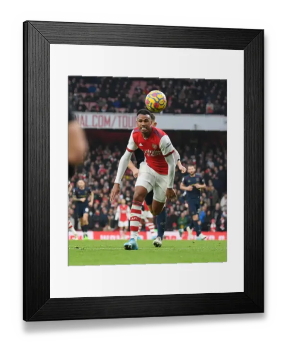 Framed Print : Gabriel in Action: Arsenal vs Burnley, Premier League 2021-22 Framed Print : Gabriel in Action: Arsenal vs Burnley, Premier League 2021-22