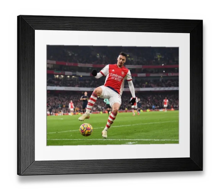 Framed Print : Arsenal's Martinelli Shines in Premier League Clash Against Burnley Framed Print : Arsenal's Martinelli Shines in Premier League Clash Against Burnley