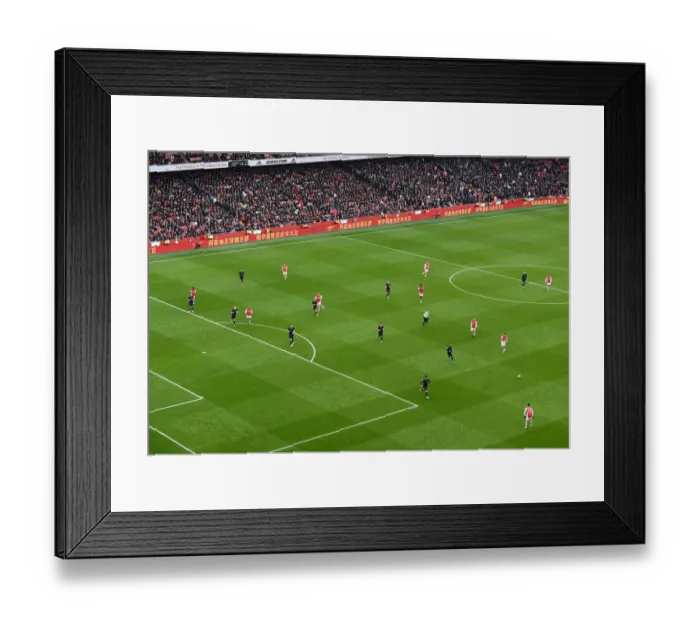 Framed Print : Arsenal vs Burnley: Premier League Clash Amidst Chinese New Year Celebrations at Emirates Stadium