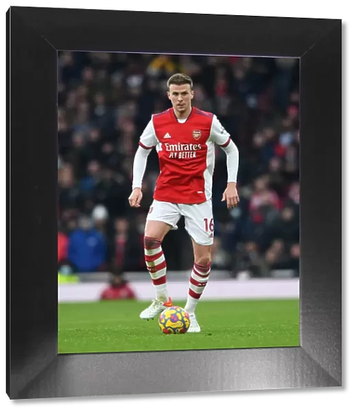 Arsenal's Rob Holding in Action against Burnley - Premier League 2021-22