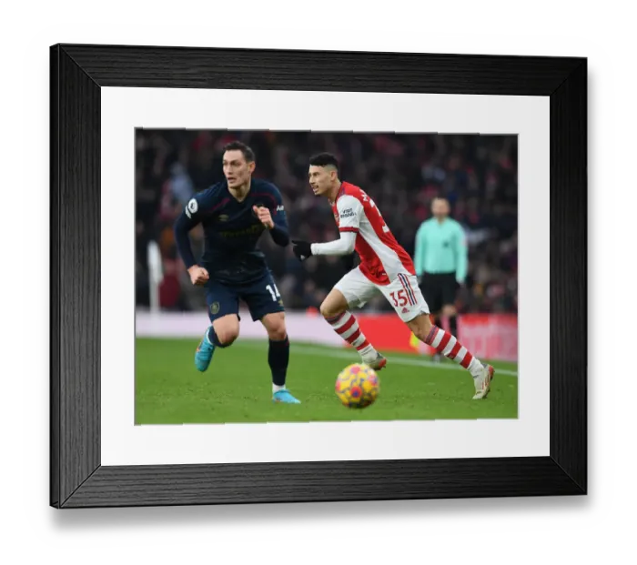 Framed Print : Martinelli Shines: Arsenal's Win Against Burnley in Premier League