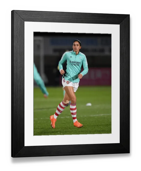 Framed Print : Arsenal's Rafaelle Souza: Focused and Ready for Arsenal Women's FA WSL Clash Against Brighton Hove Albion Framed Print : Arsenal's Rafaelle Souza: Focused and Ready for Arsenal Women's FA WSL Clash Against Brighton Hove Albion