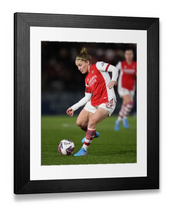 Framed Print : Arsenal's Kim Little Shines: Action-Packed FA WSL Performance vs Brighton Hove Albion