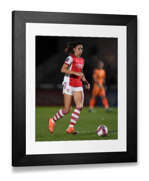 Framed Print : Arsenal's Rafaelle Souza in Action: Arsenal Women vs Brighton Hove Albion Women, FA WSL Clash