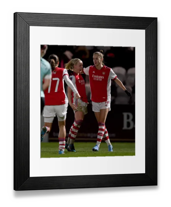 Framed Print : Arsenal Women's FA WSL: Mead and Miedema's Deadly Duo Strike Again - Arsenal 2-0 Brighton Framed Print : Arsenal Women's FA WSL: Mead and Miedema's Deadly Duo Strike Again - Arsenal 2-0 Brighton