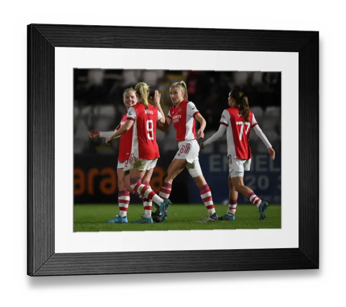 Framed Print : Arsenal Women: Beth Mead Scores Second Goal Against Brighton Hove Albion in FA WSL Match Framed Print : Arsenal Women: Beth Mead Scores Second Goal Against Brighton Hove Albion in FA WSL Match