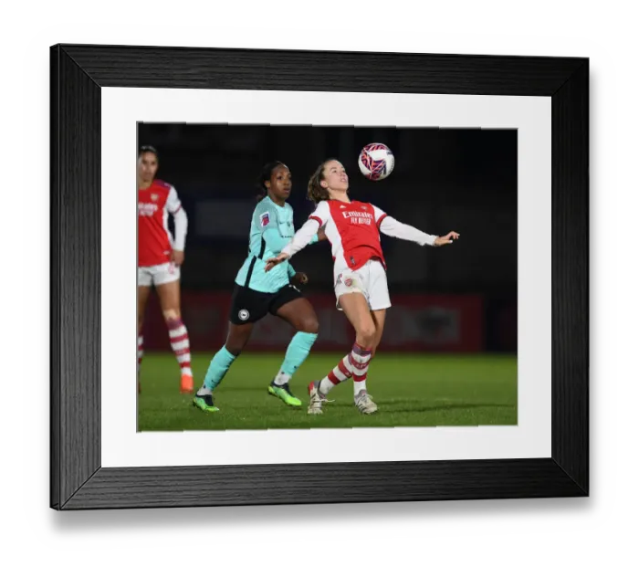 Framed Print : Arsenal Women vs Brighton Hove Albion Women: A Tight FA WSL Showdown at Meadow Park Framed Print : Arsenal Women vs Brighton Hove Albion Women: A Tight FA WSL Showdown at Meadow Park