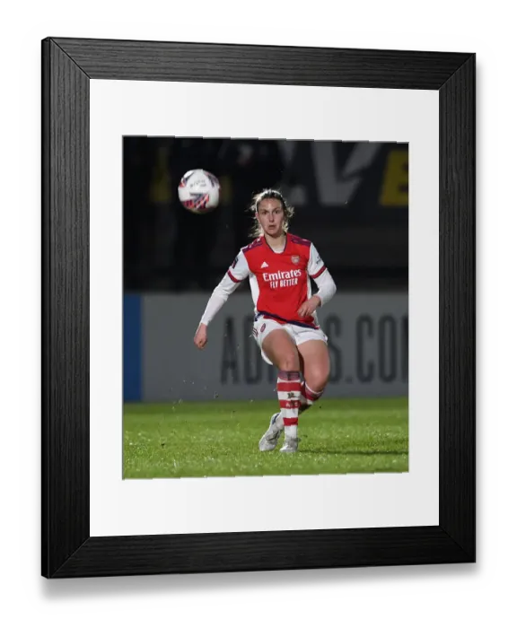 Framed Print : Arsenal's Lotte Wubben-Moy Shines in FA WSL Clash Against Brighton & Hove Albion Women