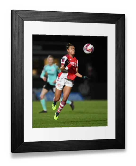 Framed Print : Arsenal Women's Parris Scores Dramatic FA WSL Goal Against Brighton Hove Albion Framed Print : Arsenal Women's Parris Scores Dramatic FA WSL Goal Against Brighton Hove Albion