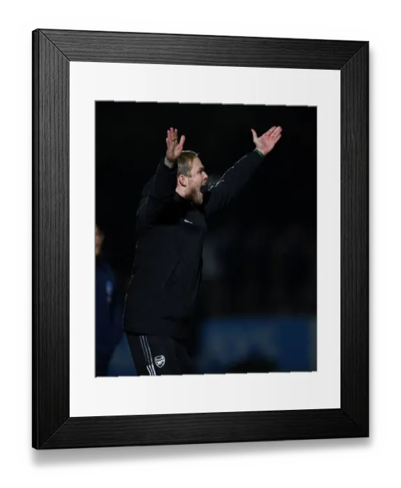 Framed Print : Arsenal Women vs Brighton Hove Albion Women: FA WSL Showdown with Jonas Eidevall
