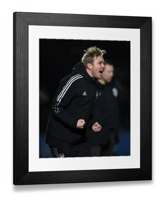 Framed Print : Arsenal Women vs Brighton Hove Albion Women: FA WSL Clash - Jonas Eidevall in Action