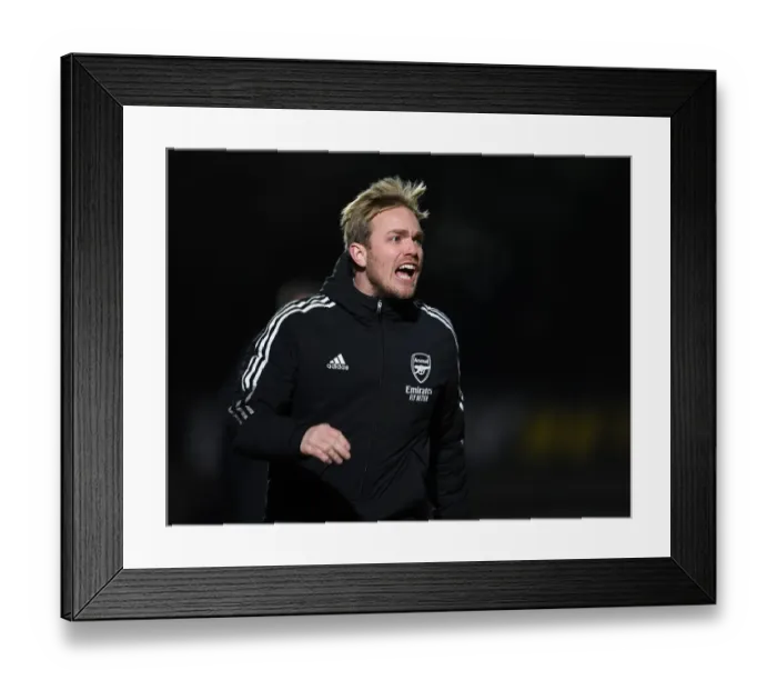 Framed Print : Arsenal Women vs Brighton Hove Albion: Jonas Eidevall's Leadership in FA WSL Showdown