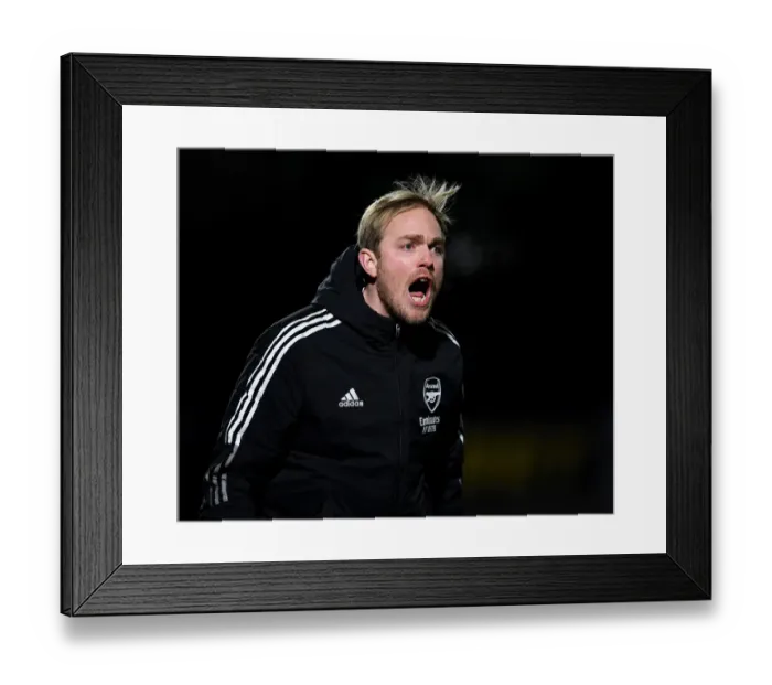 Framed Print : Arsenal Women vs Brighton Hove Albion Women: Jonas Eidevall's Leadership in FA WSL Clash