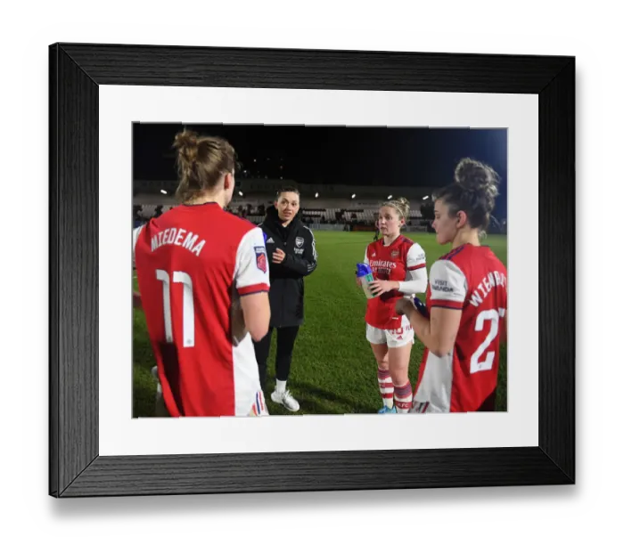 Framed Print : Arsenal Women Celebrate Victory Over Brighton Hove Albion in FA WSL Framed Print : Arsenal Women Celebrate Victory Over Brighton Hove Albion in FA WSL