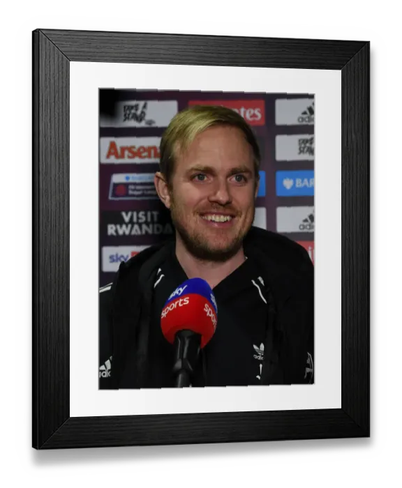 Framed Print : Arsenal Women vs Brighton Hove Albion Women: Jonas Eidevall's Pre-Match Interview, FA WSL (2021-22) Framed Print : Arsenal Women vs Brighton Hove Albion Women: Jonas Eidevall's Pre-Match Interview, FA WSL (2021-22)