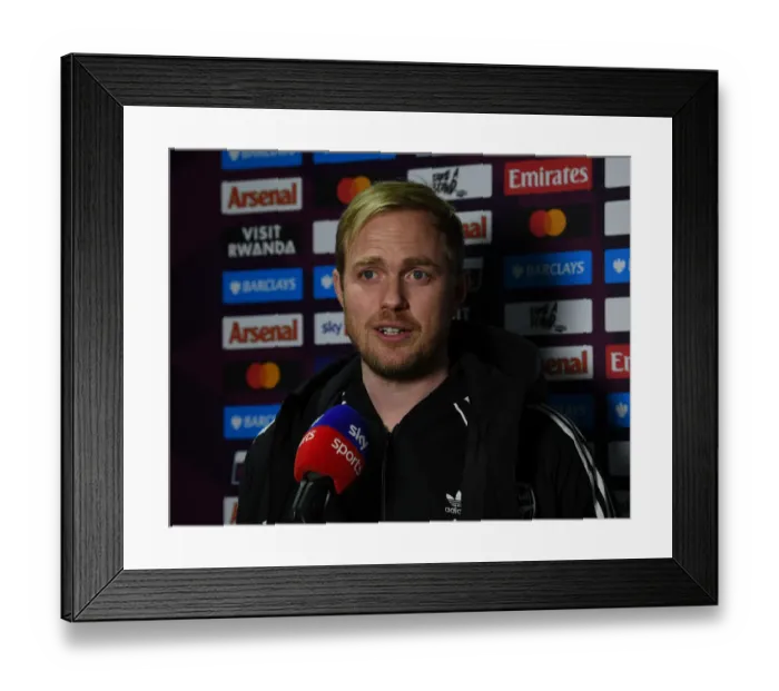 Framed Print : Arsenal Women vs Brighton Hove Albion Women: Jonas Eidevall's Pre-Match Interview, FA WSL (2021-22) Framed Print : Arsenal Women vs Brighton Hove Albion Women: Jonas Eidevall's Pre-Match Interview, FA WSL (2021-22)