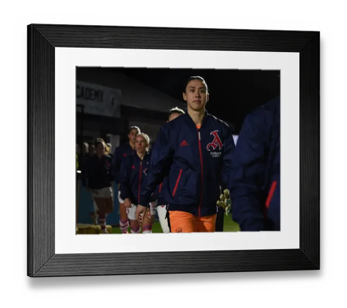 Framed Print : Manuela Zinsberger's Focus: Arsenal Women vs Brighton Hove Albion - FA WSL Showdown