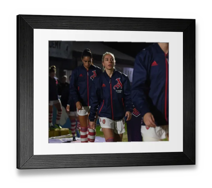 Framed Print : Jordan Nobbs Gears Up for Arsenal Women's FA WSL Showdown Against Brighton Hove Albion