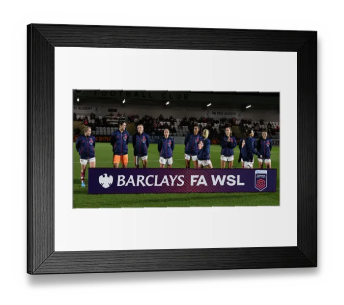 Framed Print : Arsenal Women vs. Brighton Hove Albion Women: FA WSL Showdown at Meadow Park