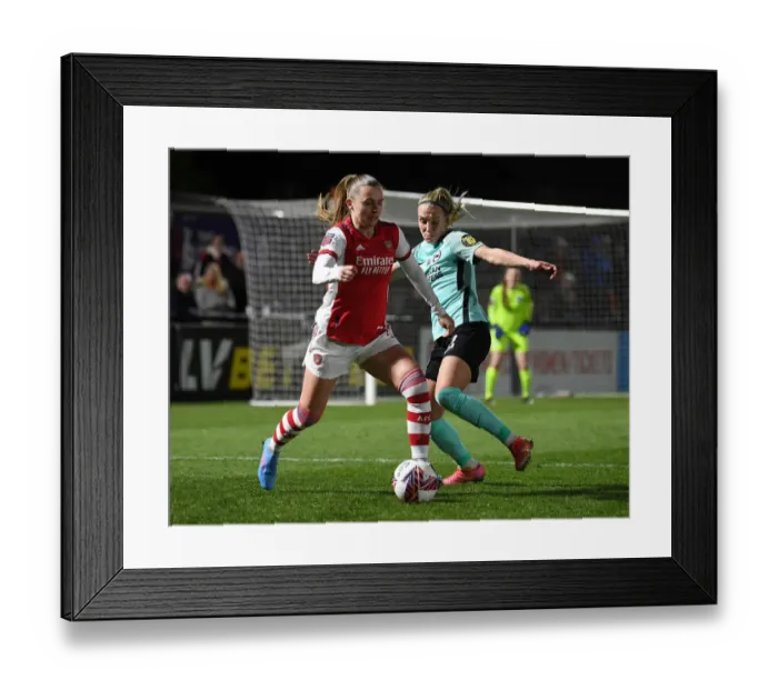 Framed Print : Intense Rivalry: Maritz vs. Koivisto Battle at Arsenal Women vs. Brighton Hove Albion, FA WSL Framed Print : Intense Rivalry: Maritz vs. Koivisto Battle at Arsenal Women vs. Brighton Hove Albion, FA WSL