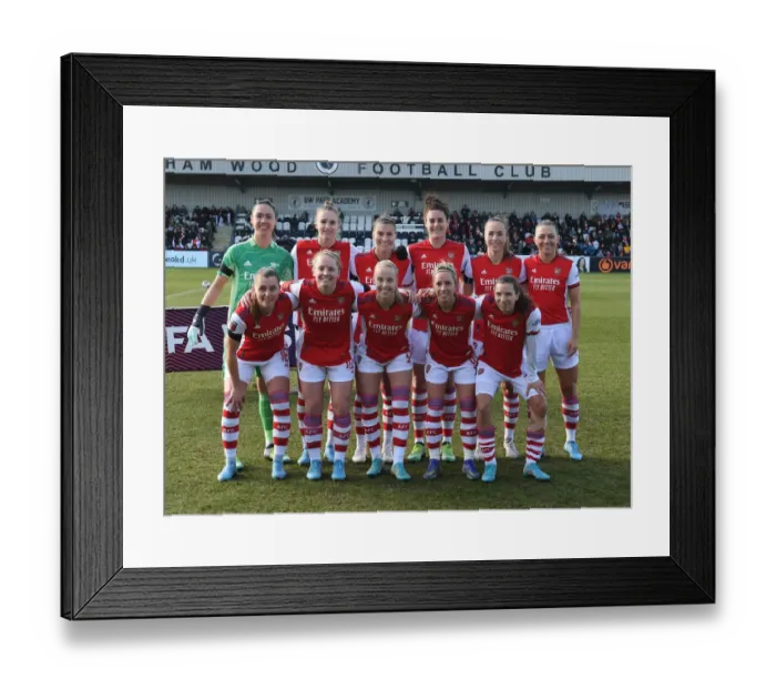 Framed Print : Arsenal Women vs Manchester United Women: FA WSL Clash at Meadow Park