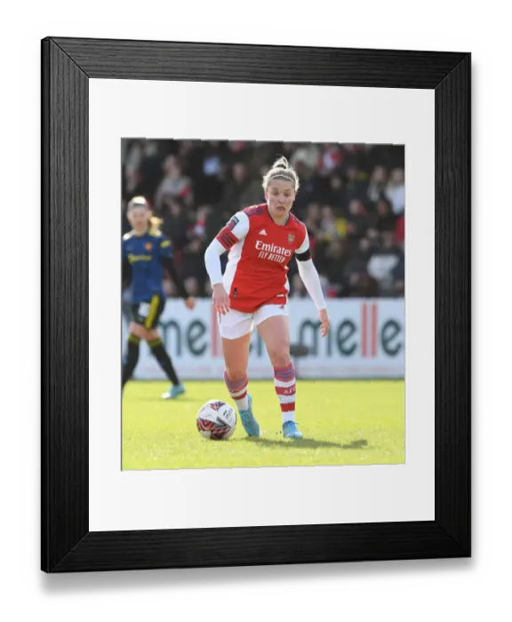 Framed Print : Arsenal's Kim Little Shines in FA WSL Clash Against Manchester United Women