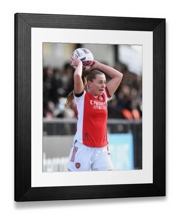 Framed Print : Arsenal's Noelle Maritz in Action: Arsenal Women vs Manchester United Women - Barclays FA Womens Super League