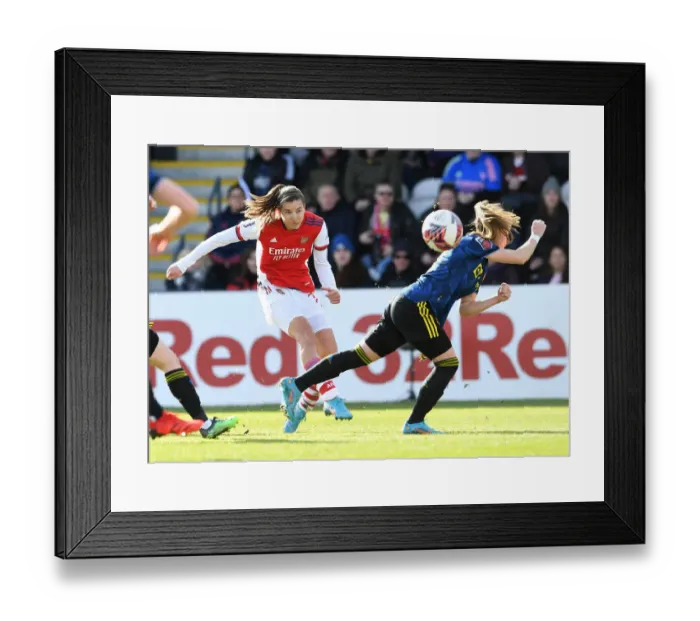 Framed Print : Tobin Heath Shines: Arsenal vs Manchester United FA WSL Showdown